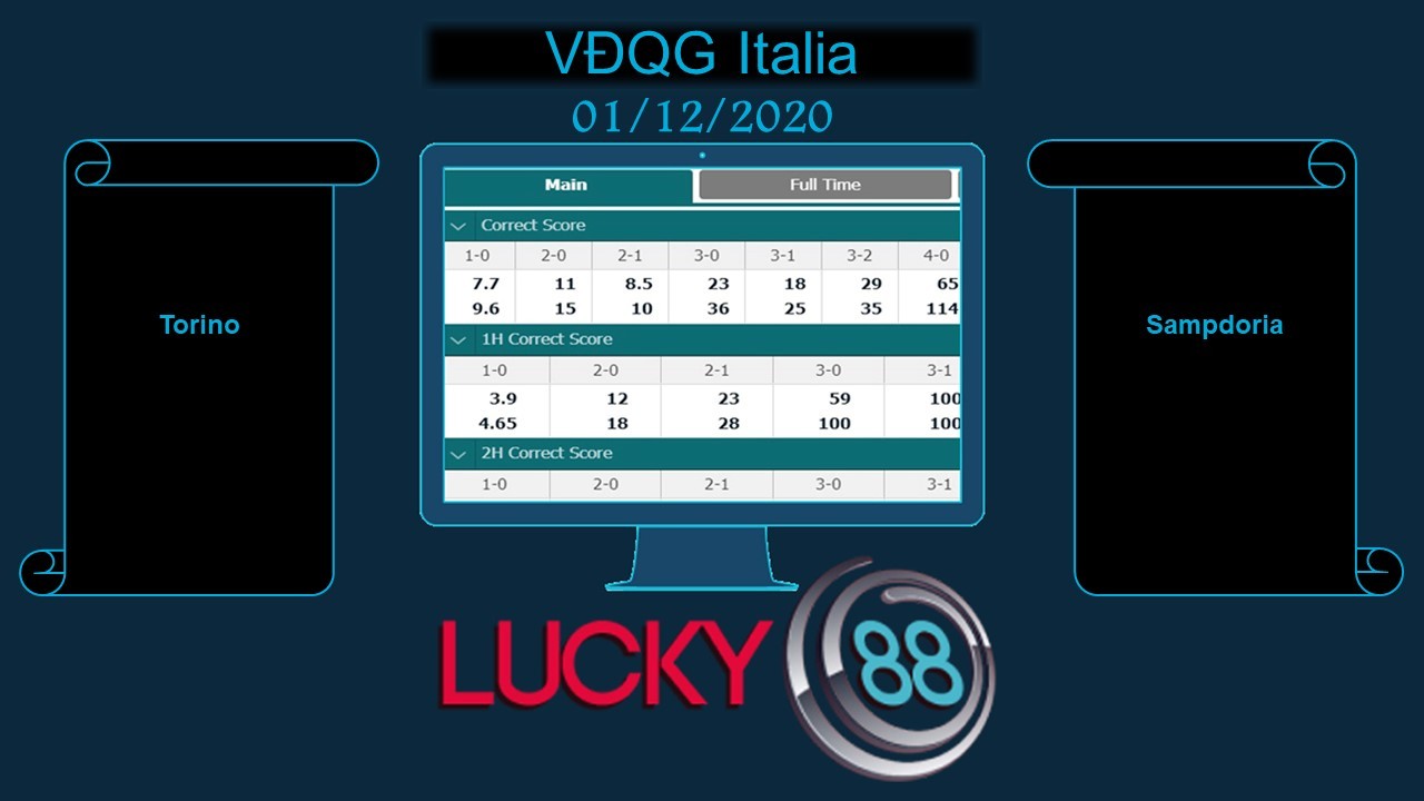 LUCKY88 Torino vs Sampdoria , Soi kèo bóng đá hôm nay 01/12/2020, VĐQG Italia