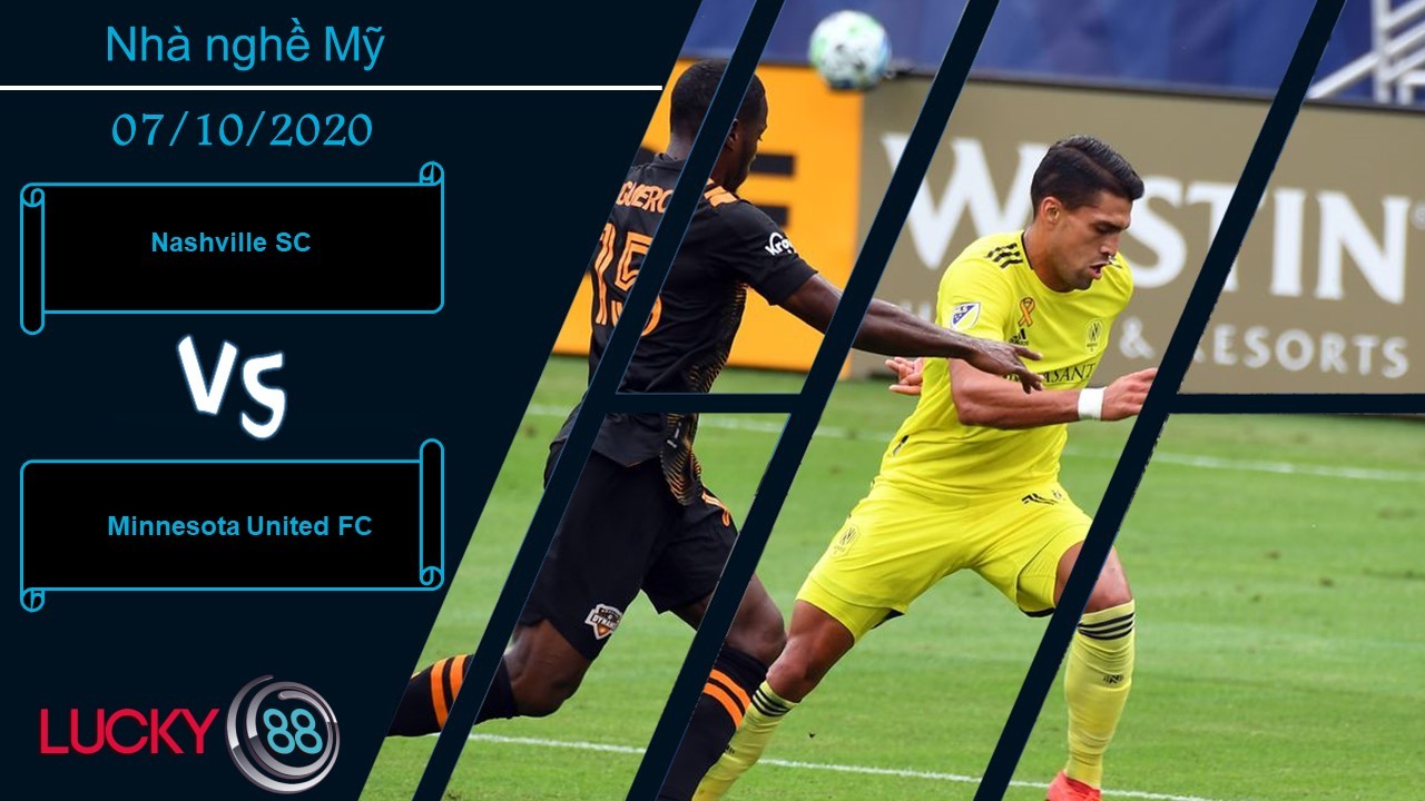 LUCKY88 Nashville SC vs Minnesota United FC , Nhận định bóng đá 07/10/2020, Lần đầu so tài