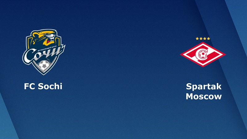 LUCKY88 FC Sochi vs Spartak Moscow  - Tip bóng đá miễn phí ngày 12/07/2020
